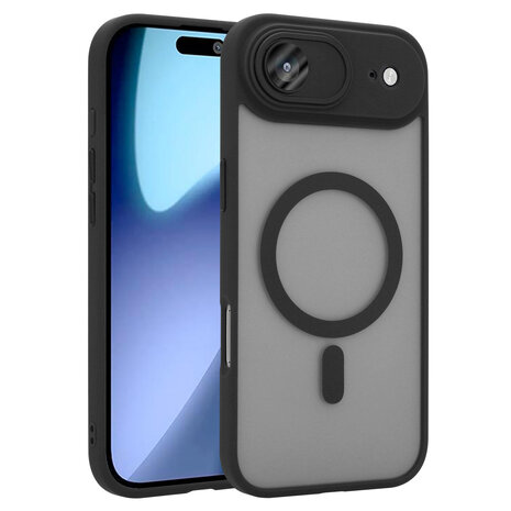 Coverzs Coverzs iPhone Air Mattes MagSafe Hülle mit Kameraschutz (Schwarz)
