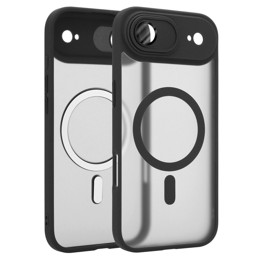 Coverzs Coverzs iPhone Air Mattes MagSafe Hülle mit Kameraschutz (Schwarz)