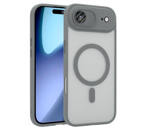 Coverzs iPhone Air Mattes MagSafe Hülle mit Kameraschutz (Grau)