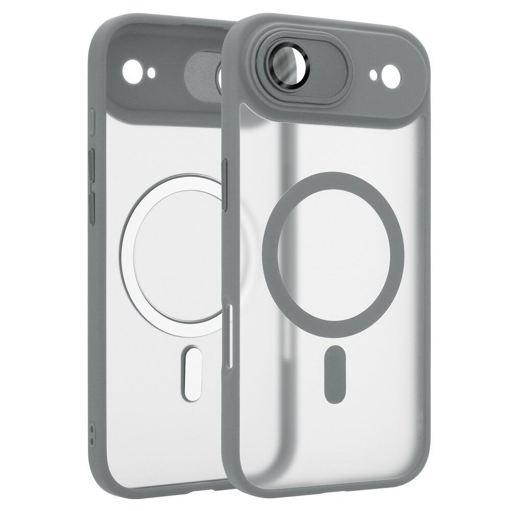Coverzs Coverzs iPhone Air Mattes MagSafe Hülle mit Kameraschutz (Grau)