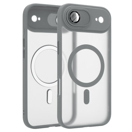 Coverzs Coverzs iPhone Air Mattes MagSafe Hülle mit Kameraschutz (Grau)