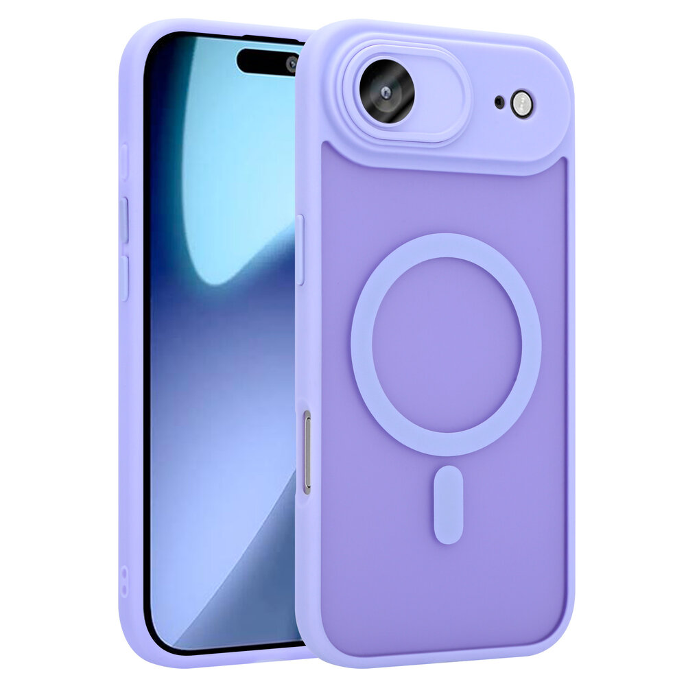Coverzs Coverzs iPhone Air Mattes MagSafe Hülle mit Kameraschutz (Lila)