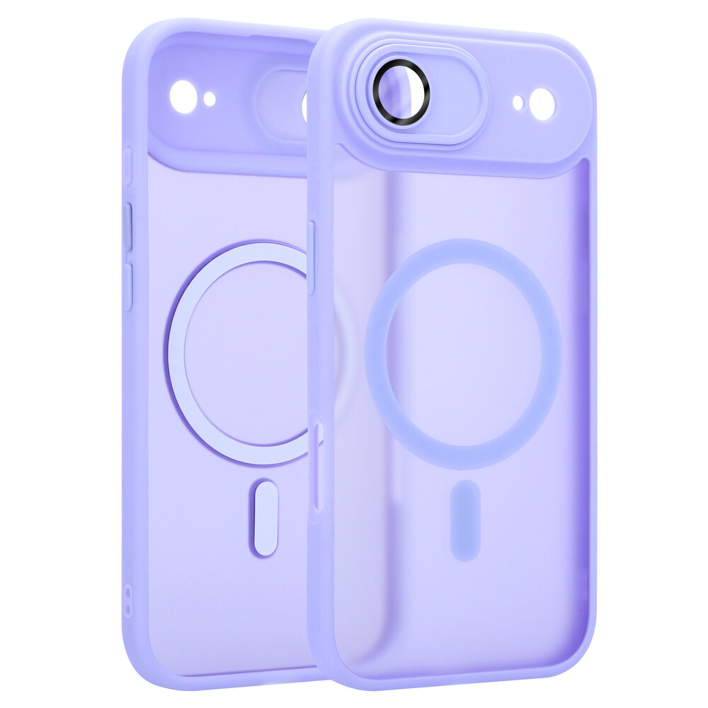 Coverzs Coverzs iPhone Air Mattes MagSafe Hülle mit Kameraschutz (Lila)