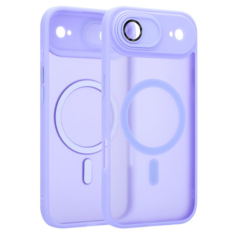 Coverzs Coverzs iPhone Air Mattes MagSafe Hülle mit Kameraschutz (Lila)