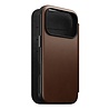 Nomad Nomad iPhone 17 Pro Modern Leather Folio case (Braun)