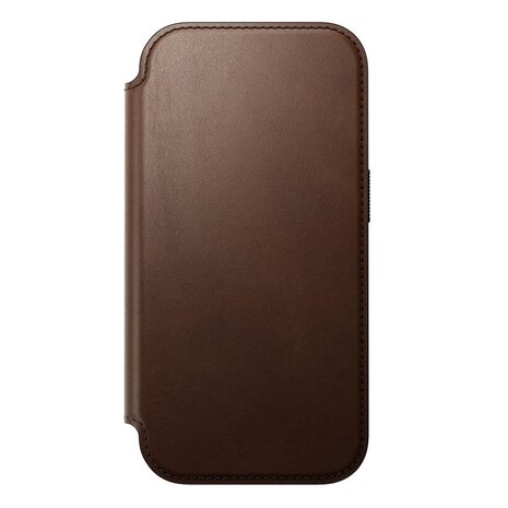 Nomad Nomad iPhone 17 Pro Modern Leather Folio case (Braun)
