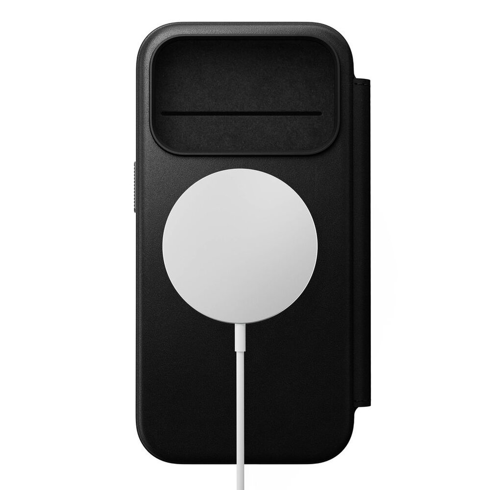 Nomad Nomad iPhone 17 Pro Modern Leather Folio case (Schwarz)