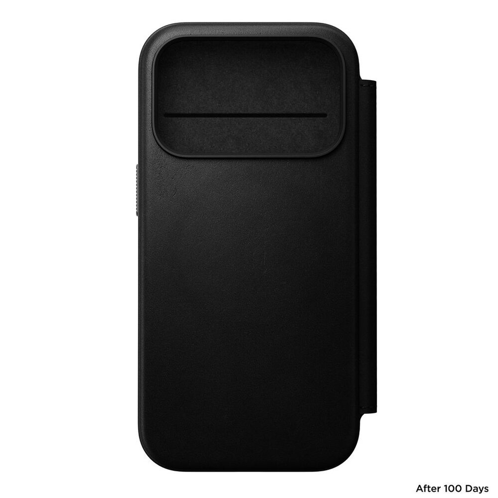 Nomad Nomad iPhone 17 Pro Modern Leather Folio case (Schwarz)