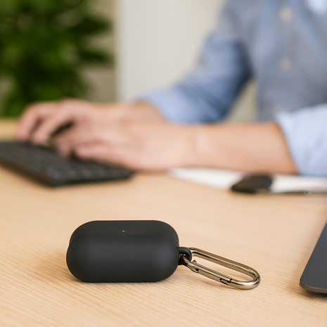 ShieldCase® ShieldCase Airpods Pro 3 Silikonhülle (Schwarz)