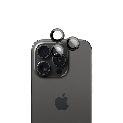 Coverzs Coverzs iPhone 15 Pro & 15 Pro Max Tempered Glass Kameraobjektivschutz