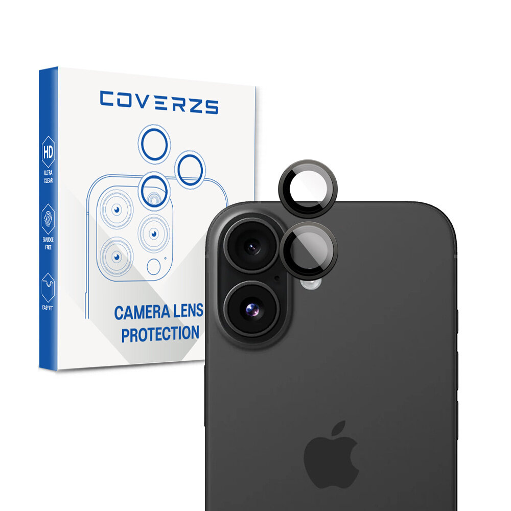 Coverzs Coverzs iPhone 16 & 16 Plus Tempered Glass Kameraobjektivschutz Coverzs Coverzs iPhone 16 & 16 Plus Tempered Glass Kameraobjektivschutz