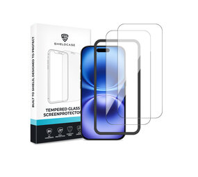 ShieldCase® iPhone 16 Plus Tempered Glass Basic Displayschutz (2-Pack) ShieldCase® iPhone 16 Plus Tempered Glass Basic Displayschutz (2-Pack)