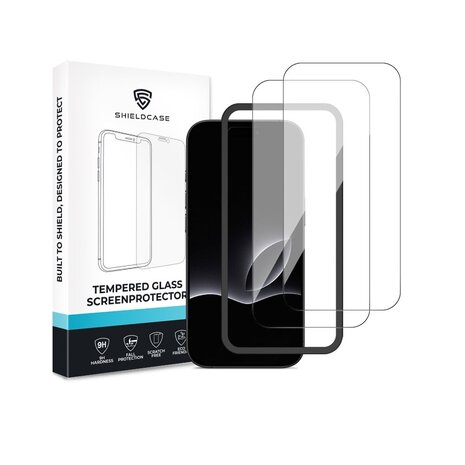 ShieldCase® ShieldCase iPhone 17 Pro Tempered Glass Basic Displayschutz (2-Pack) ShieldCase® ShieldCase iPhone 17 Pro Tempered Glass Basic Displayschutz (2-Pack)