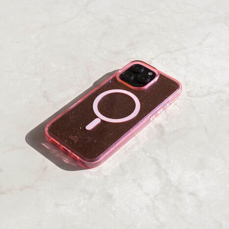 xoxo Wildhearts xoxo Wildhearts Sparkle Away - Rosa MagSafe - iPhone 17 Pro Max