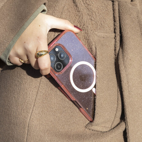 xoxo Wildhearts xoxo Wildhearts Sparkle Away - Rosa MagSafe - iPhone 17 Pro xoxo Wildhearts xoxo Wildhearts Sparkle Away - Rosa MagSafe - iPhone 17 Pro