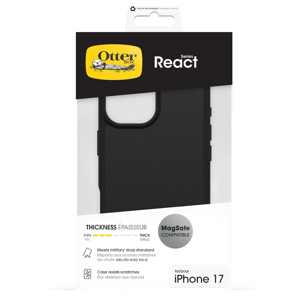 Otterbox OtterBox iPhone 17 React MagSafe Hülle (Schwarz)