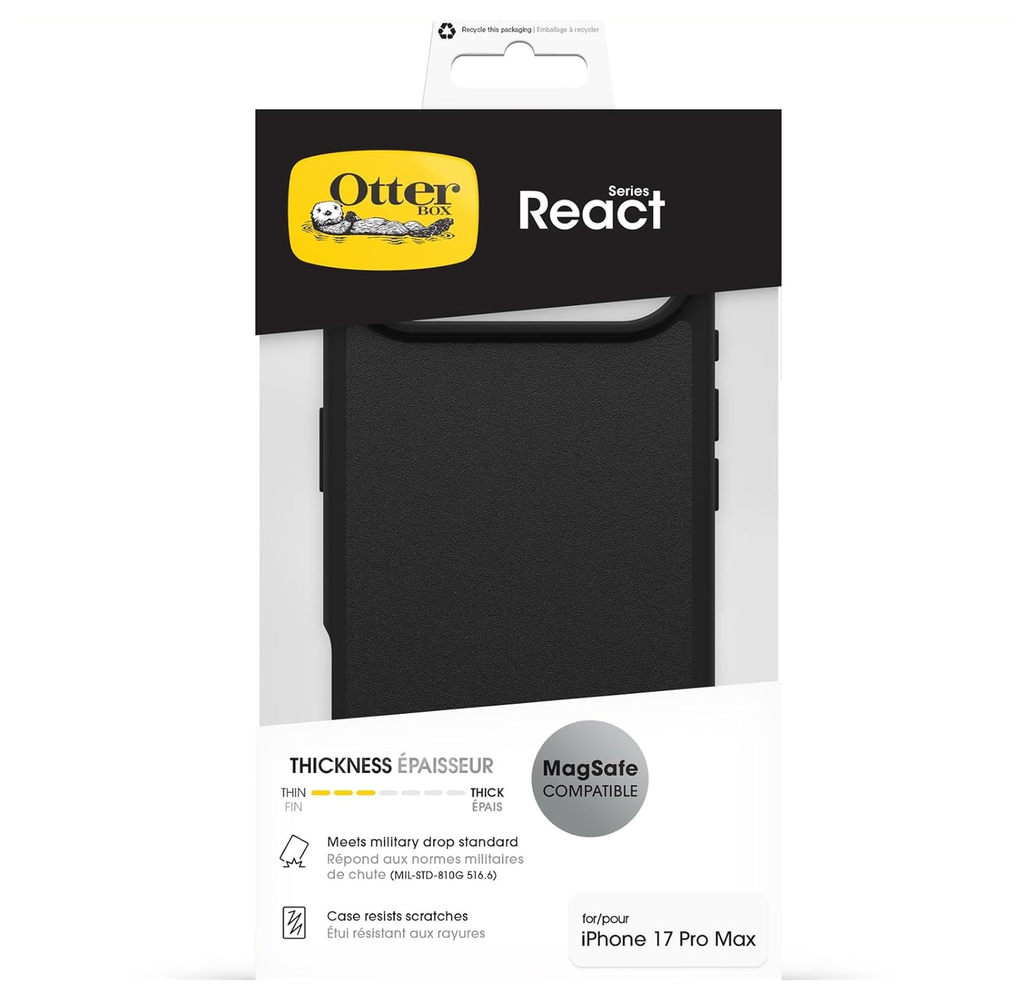 Otterbox OtterBox iPhone Air React MagSafe Hülle (Schwarz)