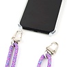xoxo Wildhearts xoxo Wildhearts iPhone 17 Pro Max - Purple Fever Transparenter Hülle mit Kord xoxo Wildhearts xoxo Wildhearts iPhone 17 Pro Max - Purple Fever Transparenter Hülle mit Kord