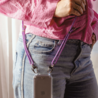 xoxo Wildhearts xoxo Wildhearts iPhone 17 Pro Max - Purple Fever Transparenter Hülle mit Kord xoxo Wildhearts xoxo Wildhearts iPhone 17 Pro Max - Purple Fever Transparenter Hülle mit Kord