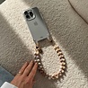 xoxo Wildhearts xoxo Wildhearts iPhone 17 Pro Max - Funky Hearts (Champagne Pearl) Transparenter Hülle mit Kord xoxo Wildhearts xoxo Wildhearts iPhone 17 Pro Max - Funky Hearts (Champagne Pearl) Transparenter Hülle mit Kord