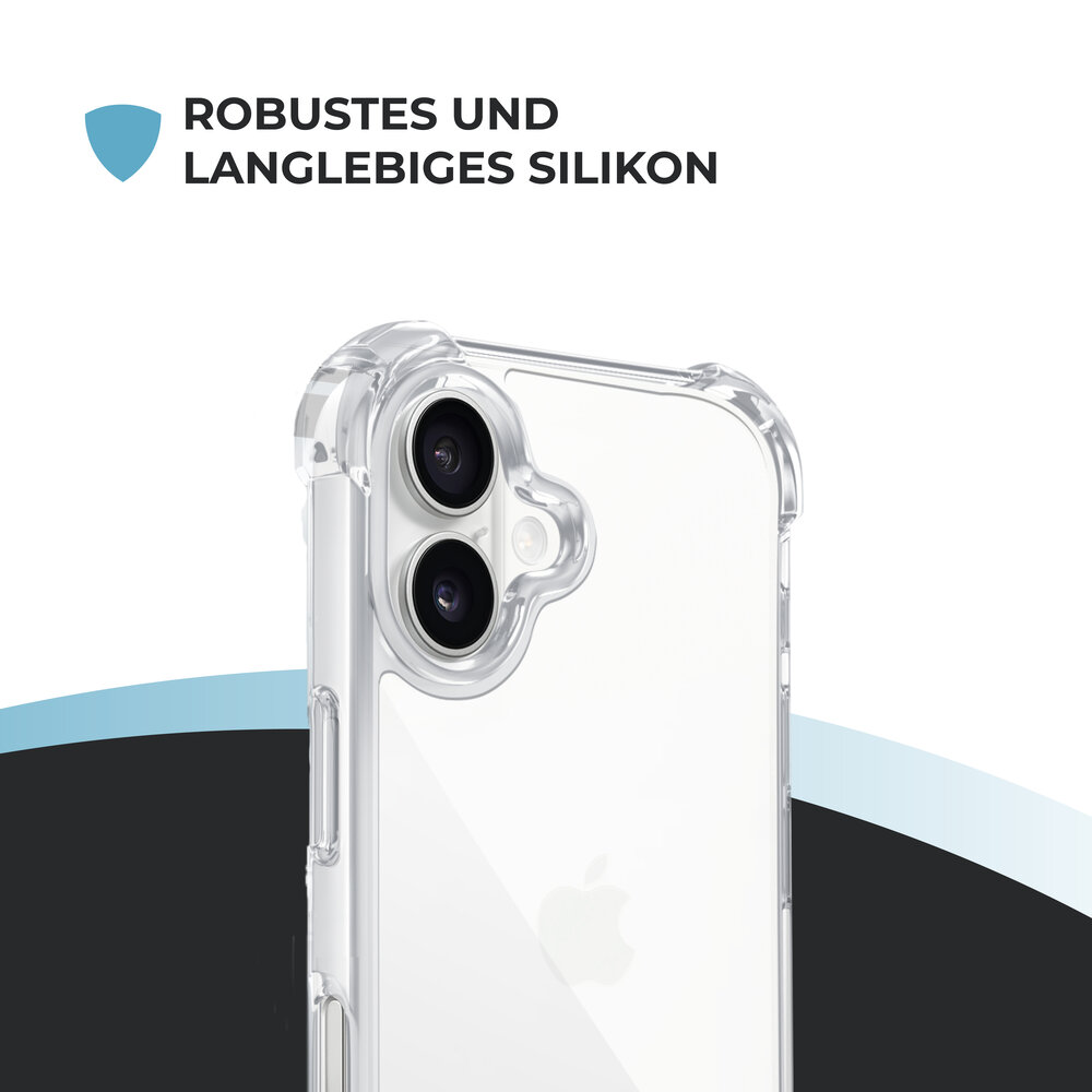 ShieldCase® ShieldCase iPhone 17 Schockhülle (Transparent) ShieldCase® ShieldCase iPhone 17 Schockhülle (Transparent)