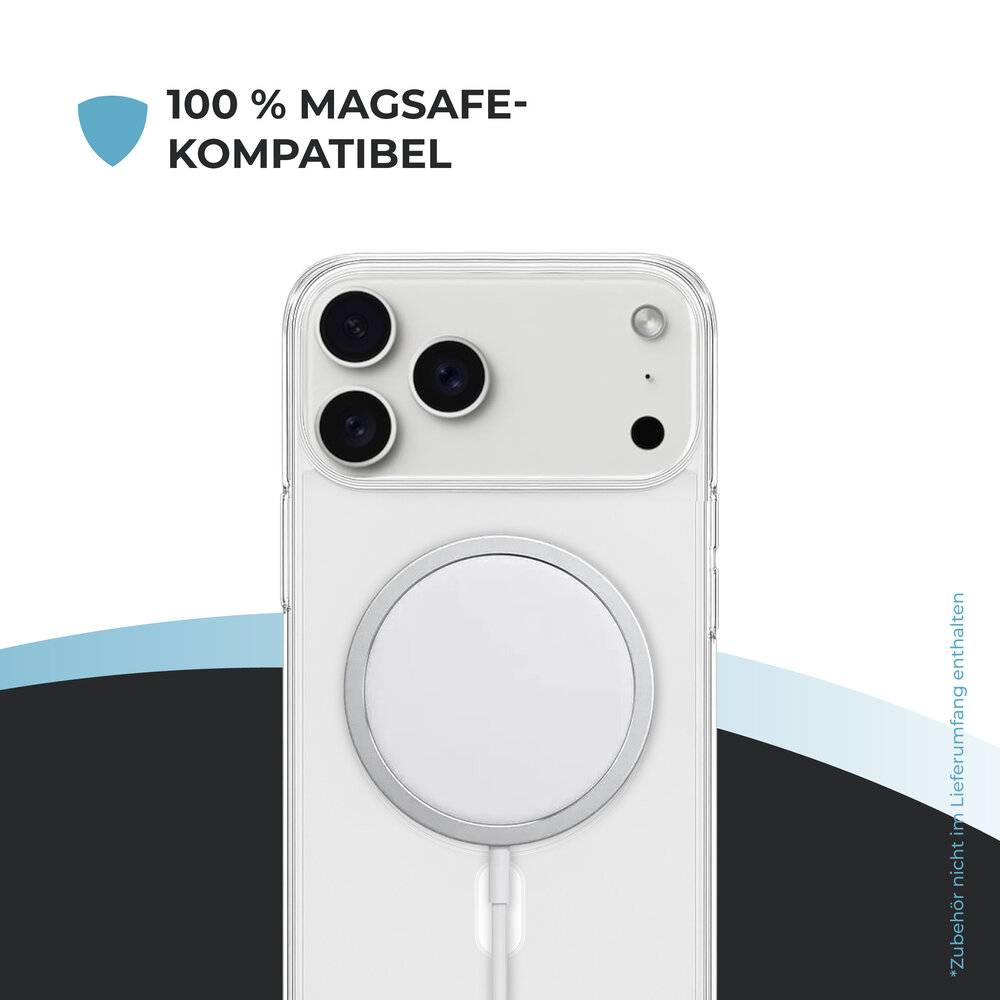 ShieldCase® ShieldCase iPhone 17 Pro Max Transparente MagSafe Hülle