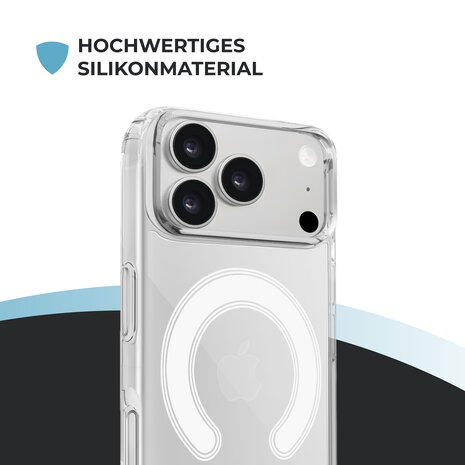 ShieldCase® ShieldCase iPhone 17 Pro Max Transparente MagSafe Hülle