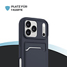 ShieldCase® ShieldCase iPhone 17 Pro Max Silikonhülle mit kartenfach (Dunkelblau) ShieldCase® ShieldCase iPhone 17 Pro Max Silikonhülle mit kartenfach (Dunkelblau)