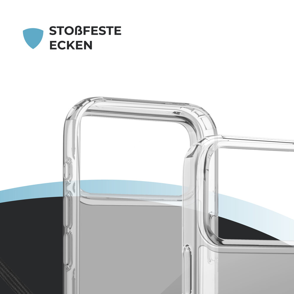 ShieldCase® ShieldCase iPhone 17 Pro Max Schockhülle mit Kord (Transparent) ShieldCase® ShieldCase iPhone 17 Pro Max Schockhülle mit Kord (Transparent)