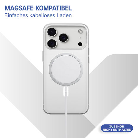 Coverzs Coverzs iPhone 17 Pro TPU MagSafe Hülle (Transparent) Coverzs Coverzs iPhone 17 Pro TPU MagSafe Hülle (Transparent)