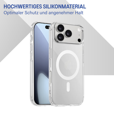 Coverzs Coverzs iPhone 17 Pro TPU MagSafe Hülle (Transparent) Coverzs Coverzs iPhone 17 Pro TPU MagSafe Hülle (Transparent)