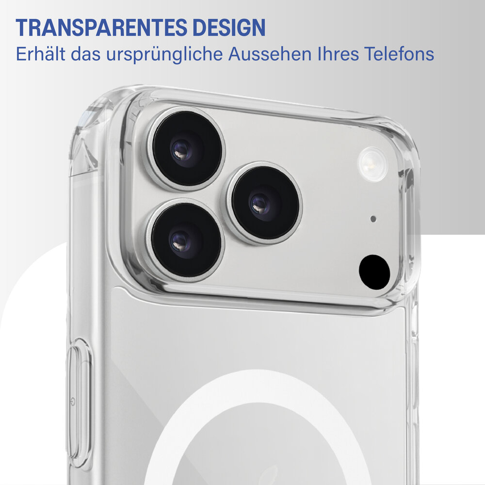 Coverzs Coverzs iPhone 17 Pro Max TPU MagSafe Hülle (Transparent) Coverzs Coverzs iPhone 17 Pro Max TPU MagSafe Hülle (Transparent)