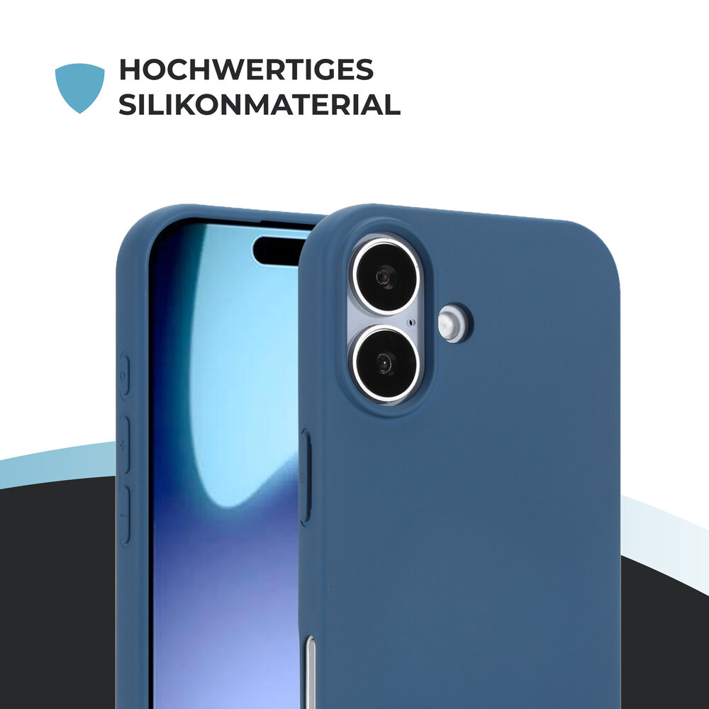 ShieldCase® ShieldCase iPhone 17 Silikonhülle (Dunkelblau) ShieldCase® ShieldCase iPhone 17 Silikonhülle (Dunkelblau)