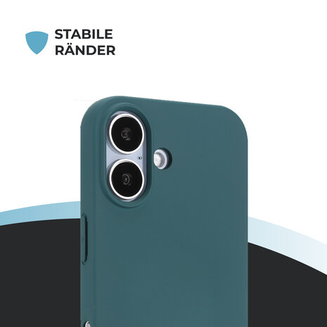 ShieldCase® ShieldCase iPhone 17 Silikonhülle (Dunkelgrün) ShieldCase® ShieldCase iPhone 17 Silikonhülle (Dunkelgrün)