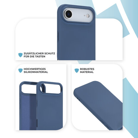 ShieldCase® ShieldCase iPhone Air Silikonhülle (Dunkelblau) ShieldCase® ShieldCase iPhone Air Silikonhülle (Dunkelblau)