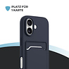 ShieldCase® ShieldCase iPhone 17 Silikonhülle mit Kartenfach (Dunkelblau) ShieldCase® ShieldCase iPhone 17 Silikonhülle mit Kartenfach (Dunkelblau)