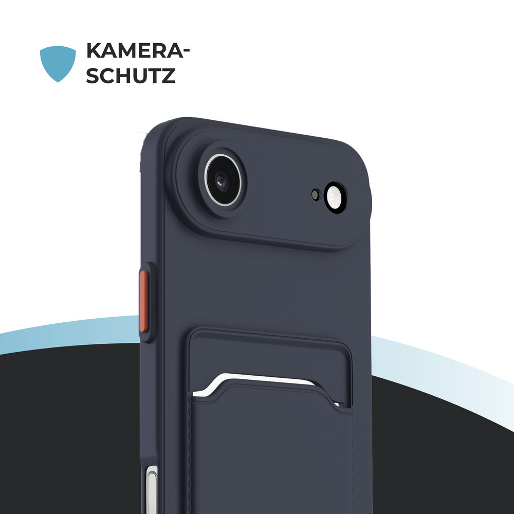 ShieldCase® ShieldCase iPhone Air Back Cover mit Kartenfach (Dunkelblau) ShieldCase® ShieldCase iPhone Air Back Cover mit Kartenfach (Dunkelblau)