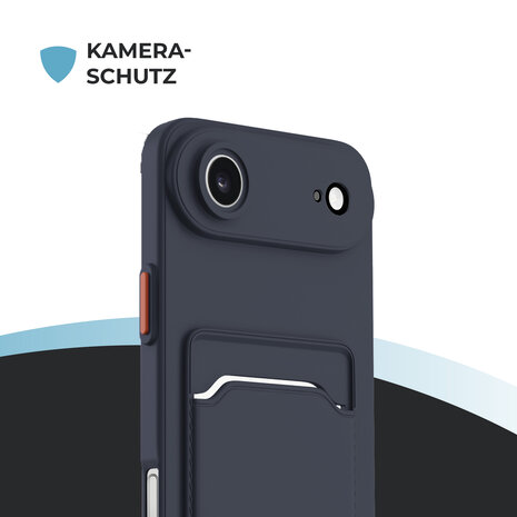 ShieldCase® ShieldCase iPhone Air Back Cover mit Kartenfach (Dunkelblau) ShieldCase® ShieldCase iPhone Air Back Cover mit Kartenfach (Dunkelblau)