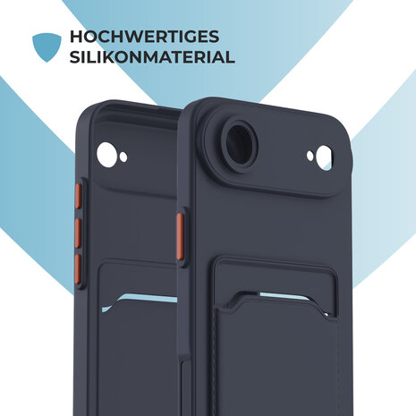 ShieldCase® ShieldCase iPhone Air Back Cover mit Kartenfach (Dunkelblau) ShieldCase® ShieldCase iPhone Air Back Cover mit Kartenfach (Dunkelblau)