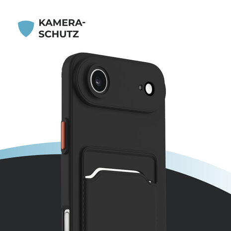 ShieldCase® ShieldCase iPhone Air Back Cover mit Kartenfach (Schwarz) ShieldCase® ShieldCase iPhone Air Back Cover mit Kartenfach (Schwarz)