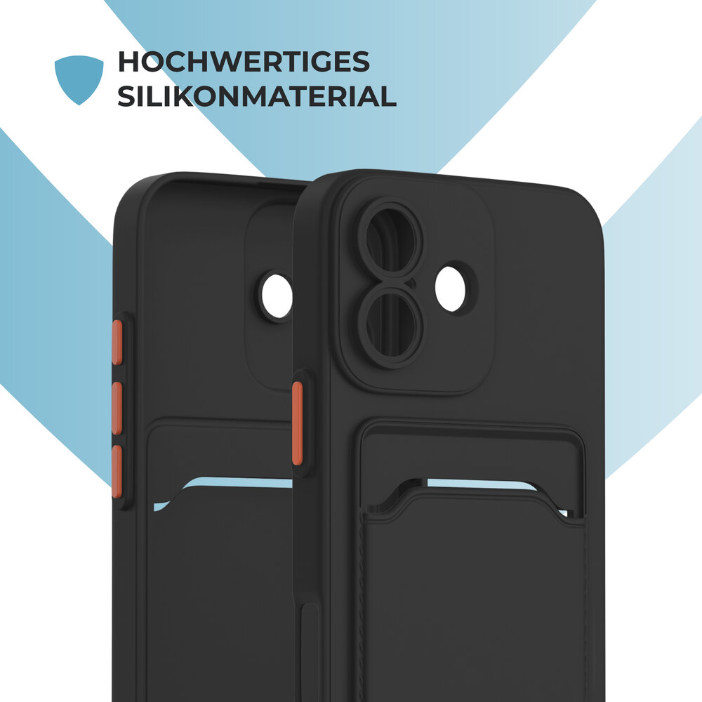 ShieldCase® ShieldCase iPhone 17 Back Cover mit Kartenfach (Schwarz) ShieldCase® ShieldCase iPhone 17 Back Cover mit Kartenfach (Schwarz)