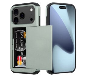 ShieldCase® iPhone 17 Pro Max Kartenhülle mit Schiebefach (Dunkelgrün) ShieldCase® iPhone 17 Pro Max Kartenhülle mit Schiebefach (Dunkelgrün)