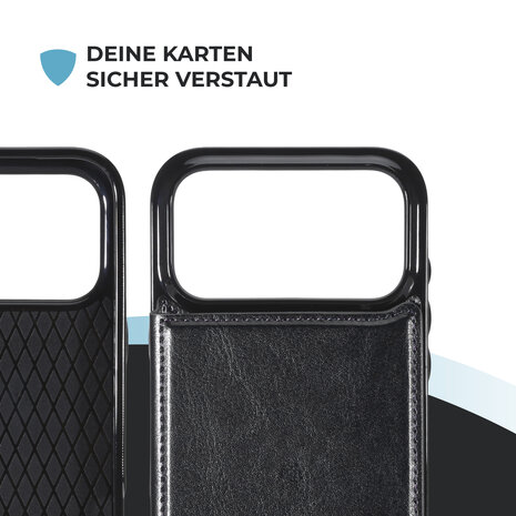 ShieldCase® ShieldCase iPhone 17 Pro Wallet Case (Schwarz) ShieldCase® ShieldCase iPhone 17 Pro Wallet Case (Schwarz)