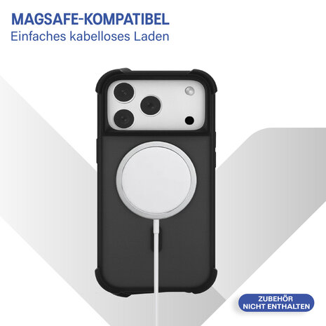 Coverzs Coverzs iPhone 17 Pro Max mattes Shockhülle mit MagSafe (Schwarz) Coverzs Coverzs iPhone 17 Pro Max mattes Shockhülle mit MagSafe (Schwarz)