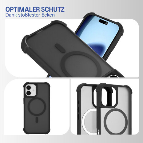 Coverzs Coverzs iPhone 17 Matte Shockhülle mit MagSafe (Schwarz) Coverzs Coverzs iPhone 17 Matte Shockhülle mit MagSafe (Schwarz)