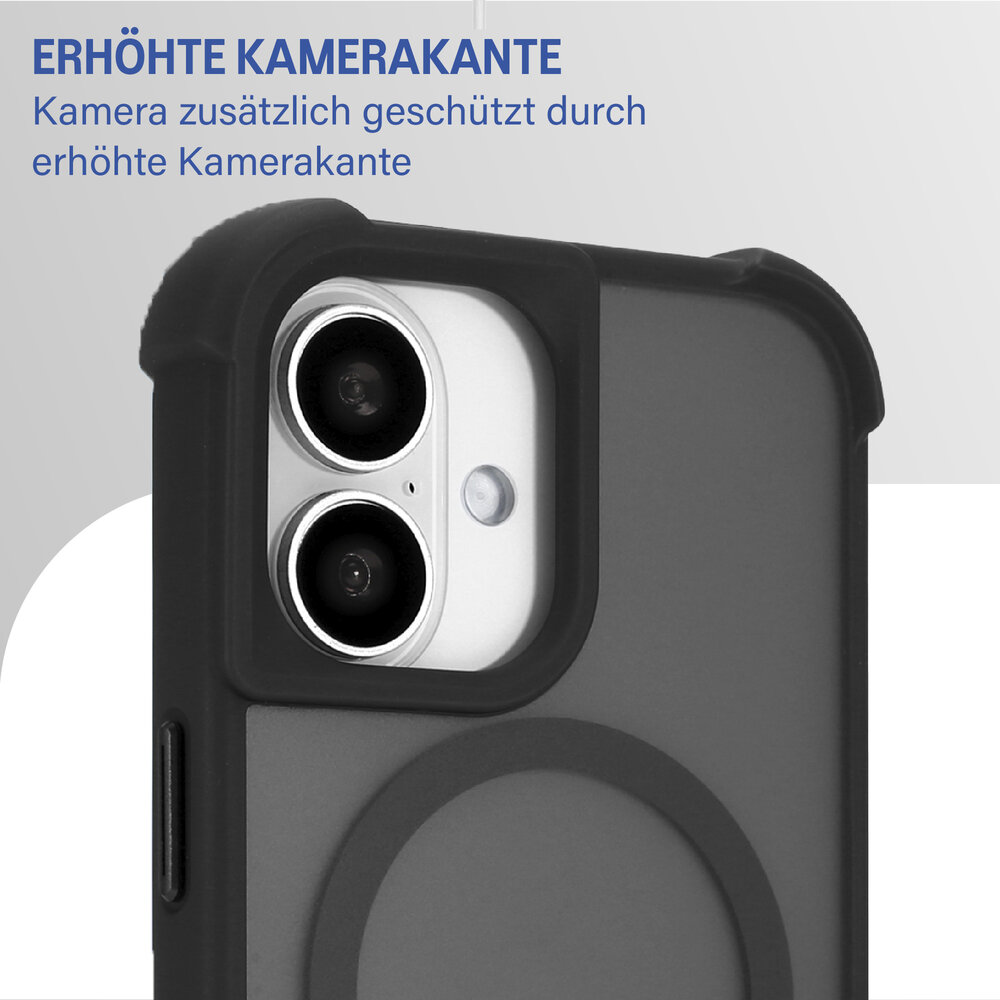 Coverzs Coverzs iPhone 17 Matte Shockhülle mit MagSafe (Schwarz) Coverzs Coverzs iPhone 17 Matte Shockhülle mit MagSafe (Schwarz)