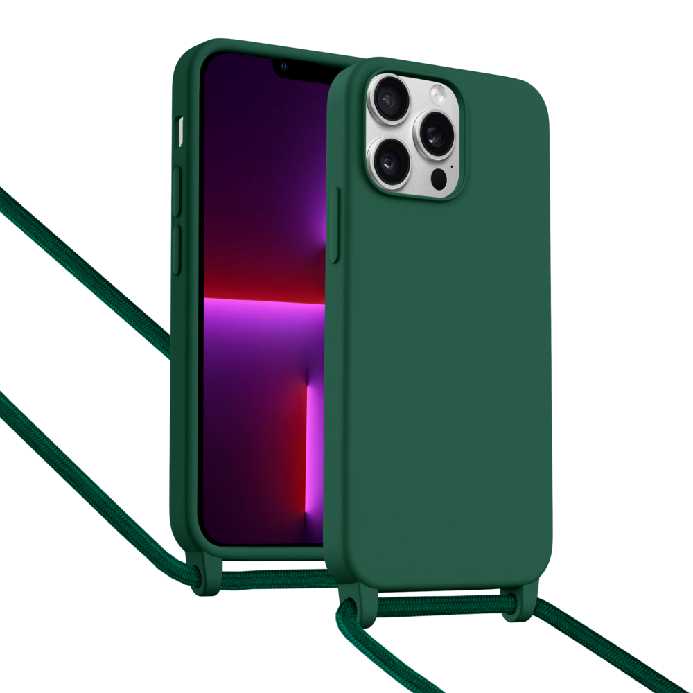 ShieldCase® ShieldCase iPhone 13 Pro Hülle mit Band (Dunkelgrün) ShieldCase® ShieldCase iPhone 13 Pro Hülle mit Band (Dunkelgrün)