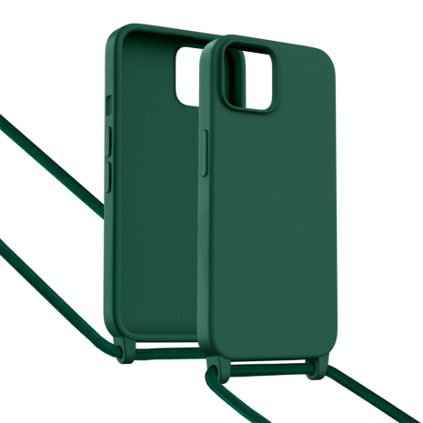 ShieldCase® ShieldCase iPhone 14 Hülle mit Band (Dunkelgrün) ShieldCase® ShieldCase iPhone 14 Hülle mit Band (Dunkelgrün)
