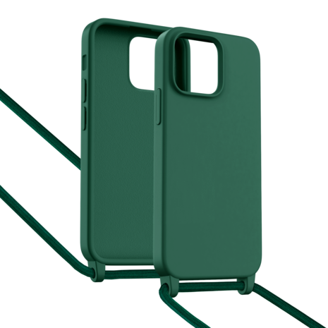 ShieldCase® ShieldCase iPhone 14 Pro Hülle mit Band (Dunkelgrün)