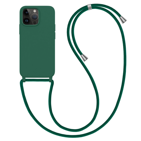 ShieldCase® ShieldCase iPhone 14 Pro Hülle mit Band (Dunkelgrün)